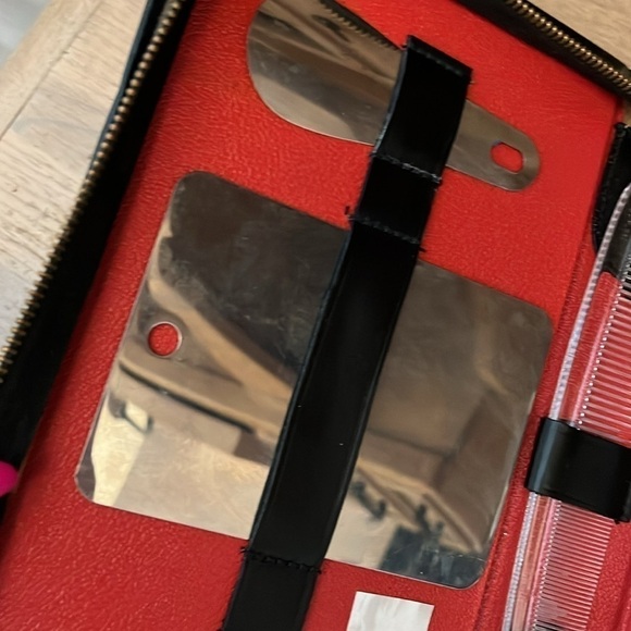 Vintage Men’s Grooming Toiletry Set Kit Top Grain Cowhide Metal Containers - Picture 6 of 11